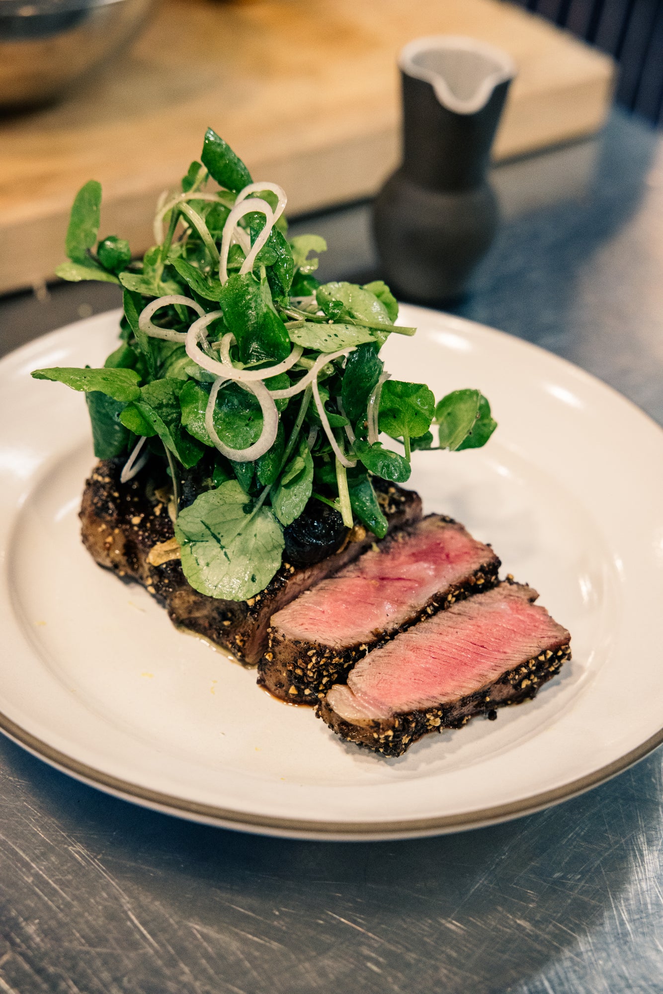 Westholme Wagyu Striploin au Poivre Edible LA