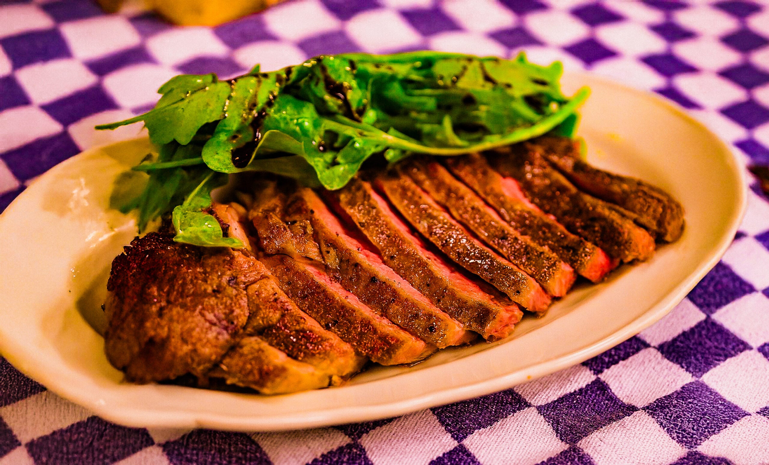Japanese Wagyu Bistecca with Arugula Salad
